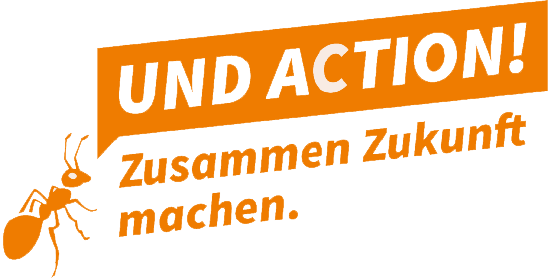 UND ACTION - Zusammen Zukunft machen! - Logo