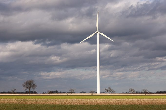 Windrad in Hessen - Foto: Jan Piecha