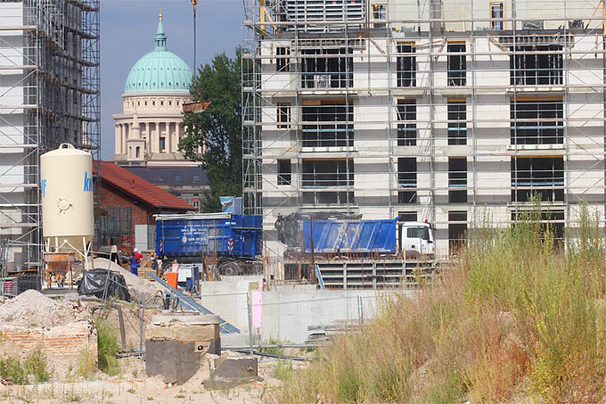 Baustelle Potsdamer Speicherstadt - Foto: Helge May